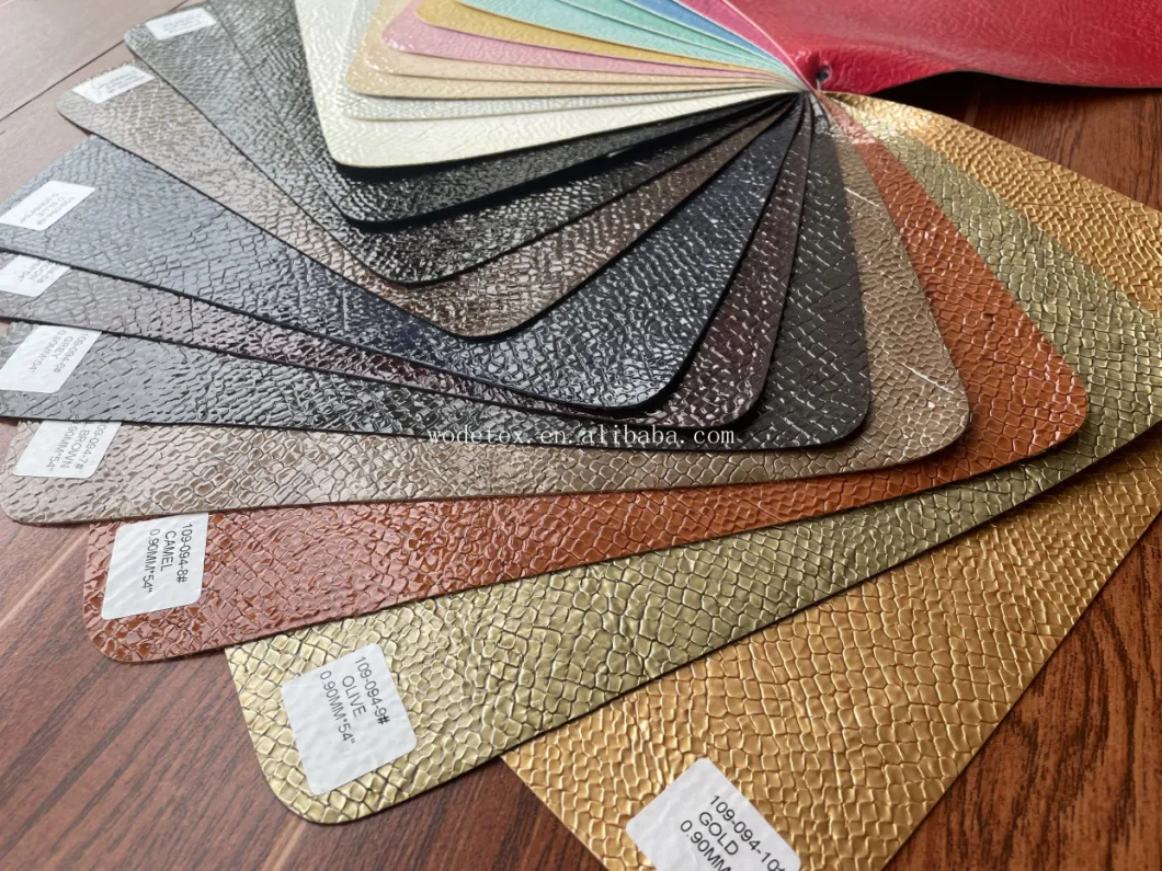 Top Quality Microfiber PU Artificial Leather Synthetic Fabric for Sofa Cover Shoes Materials