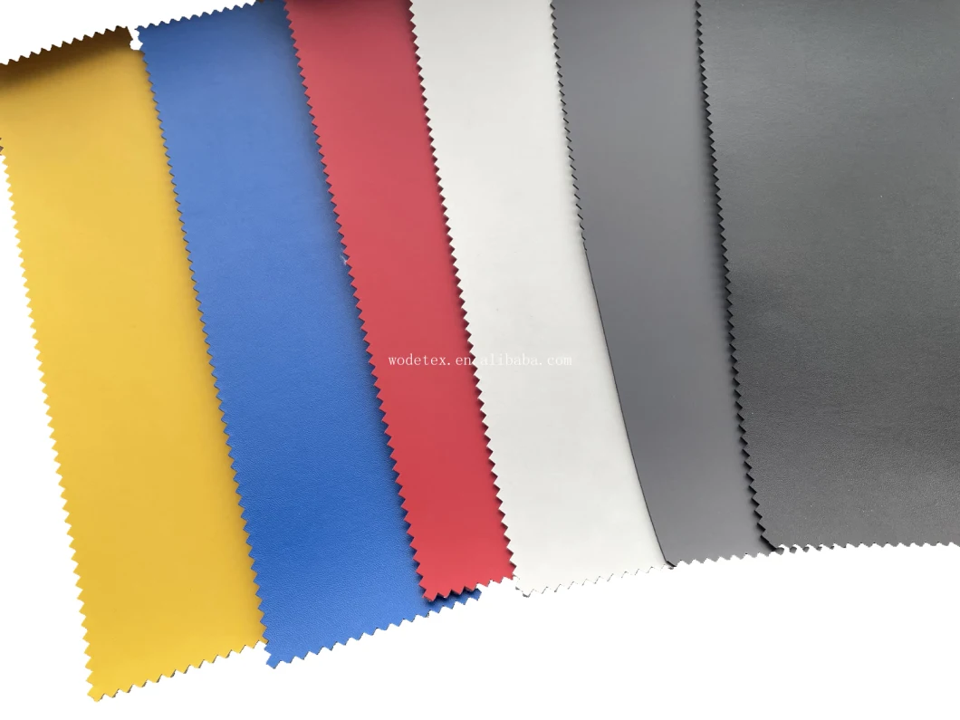 Top Quality Microfiber PU Artificial Leather Synthetic Fabric for Sofa Cover Shoes Materials