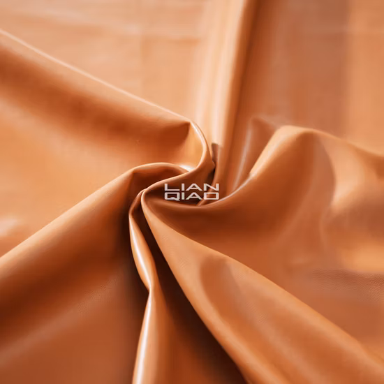 Кожа для одежды из искусственной кожи, мягкая эластичная ткань из искусственной кожи для одежды